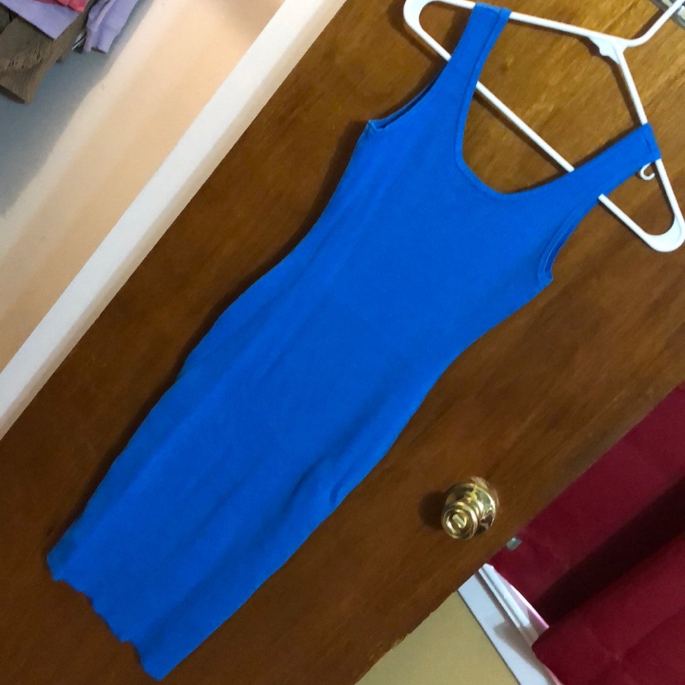 Blue dress